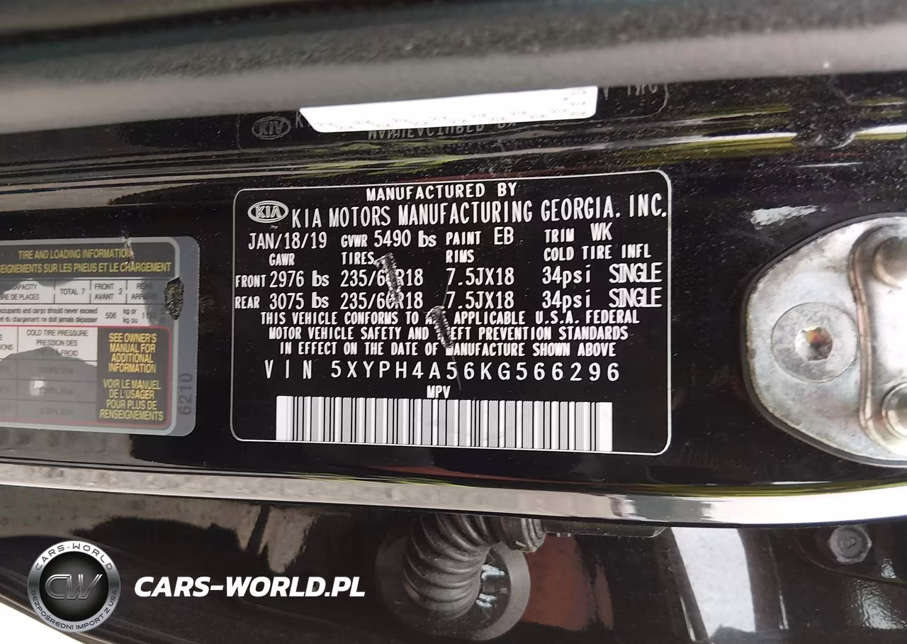 2019 Kia Sorento 3.3L Ex VIN:5XYPH4A56KG566296 - 9