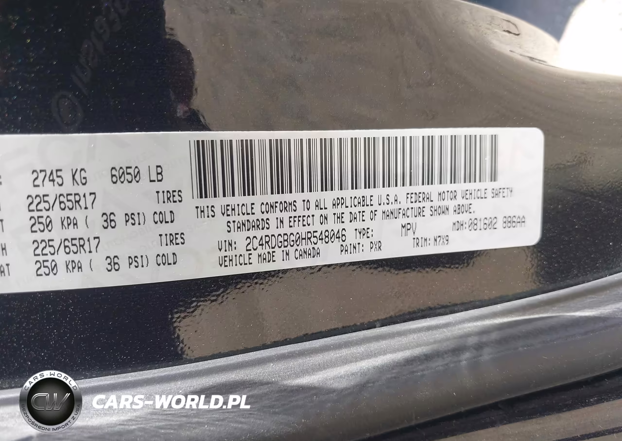 2017 Dodge Grand Caravan Se Plus VIN:2C4RDGBG0HR548046 - 9