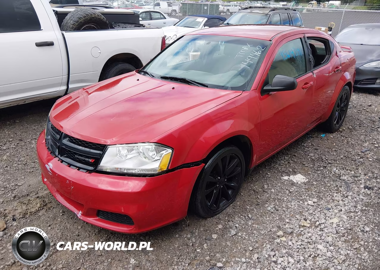 2014 Dodge Avenger Se VIN:1C3CDZAG2EN149462 - 2