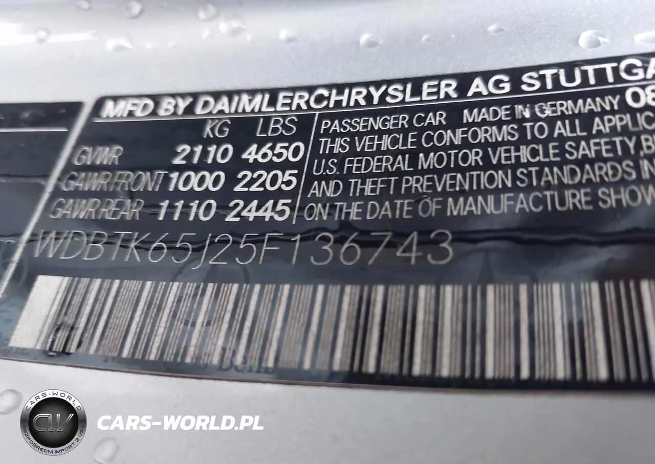 2005 Mercedes-Benz Clk 320 VIN:WDBTK65J25F136743 - 9
