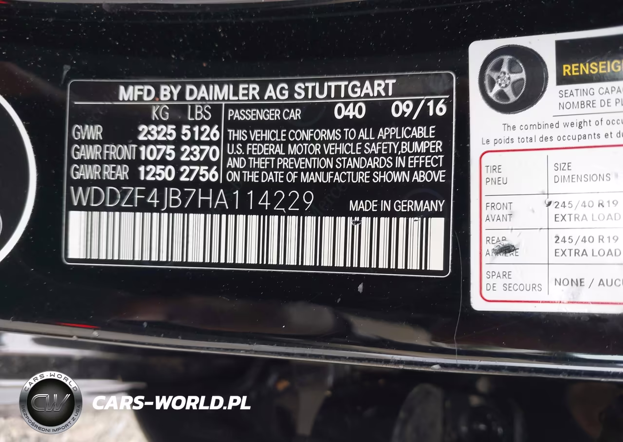 2017 Mercedes-Benz E 300 VIN:WDDZF4JB7HA114229 - 9