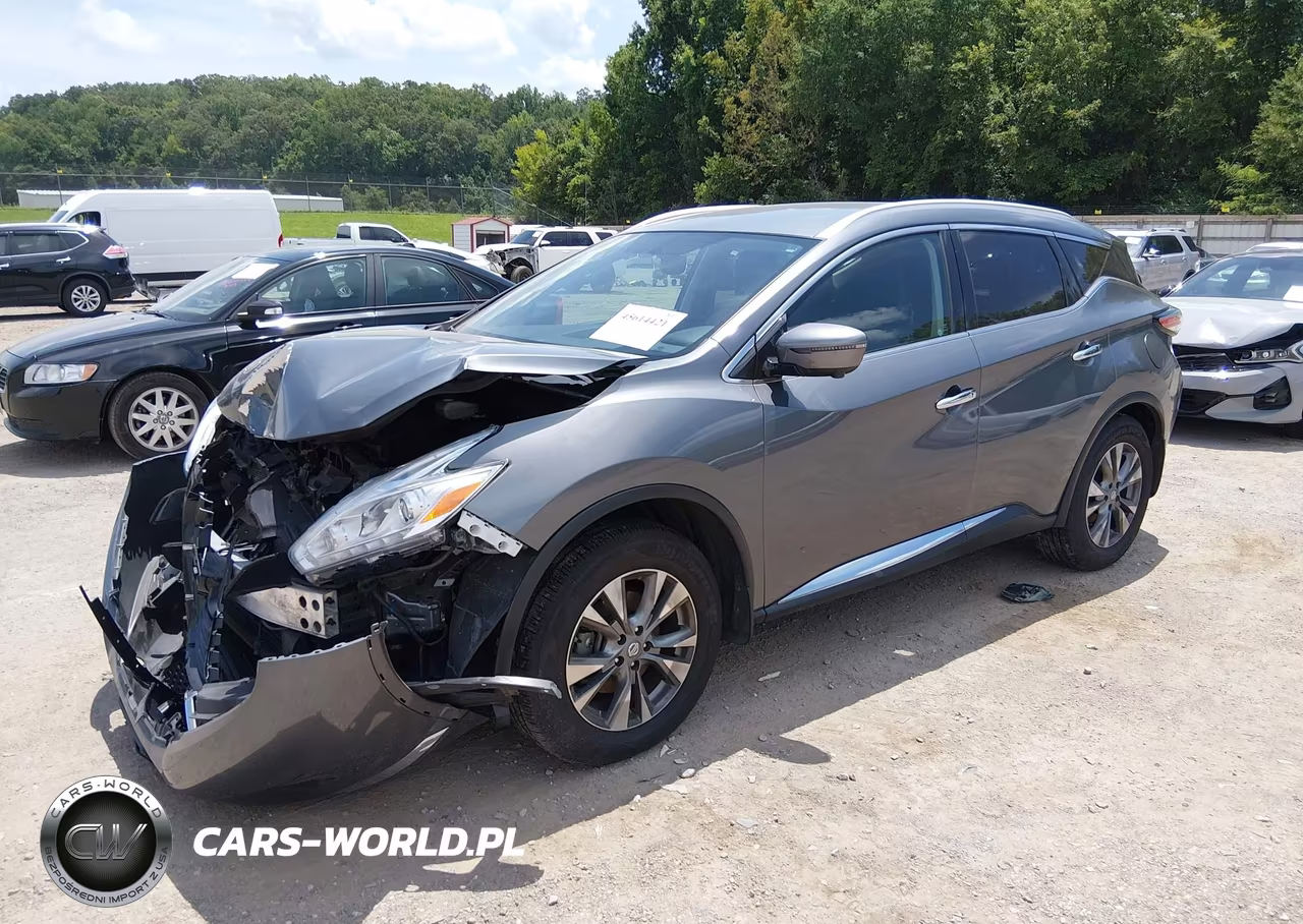 2017 Nissan Murano Sl VIN:5N1AZ2MHXHN155767 - 2