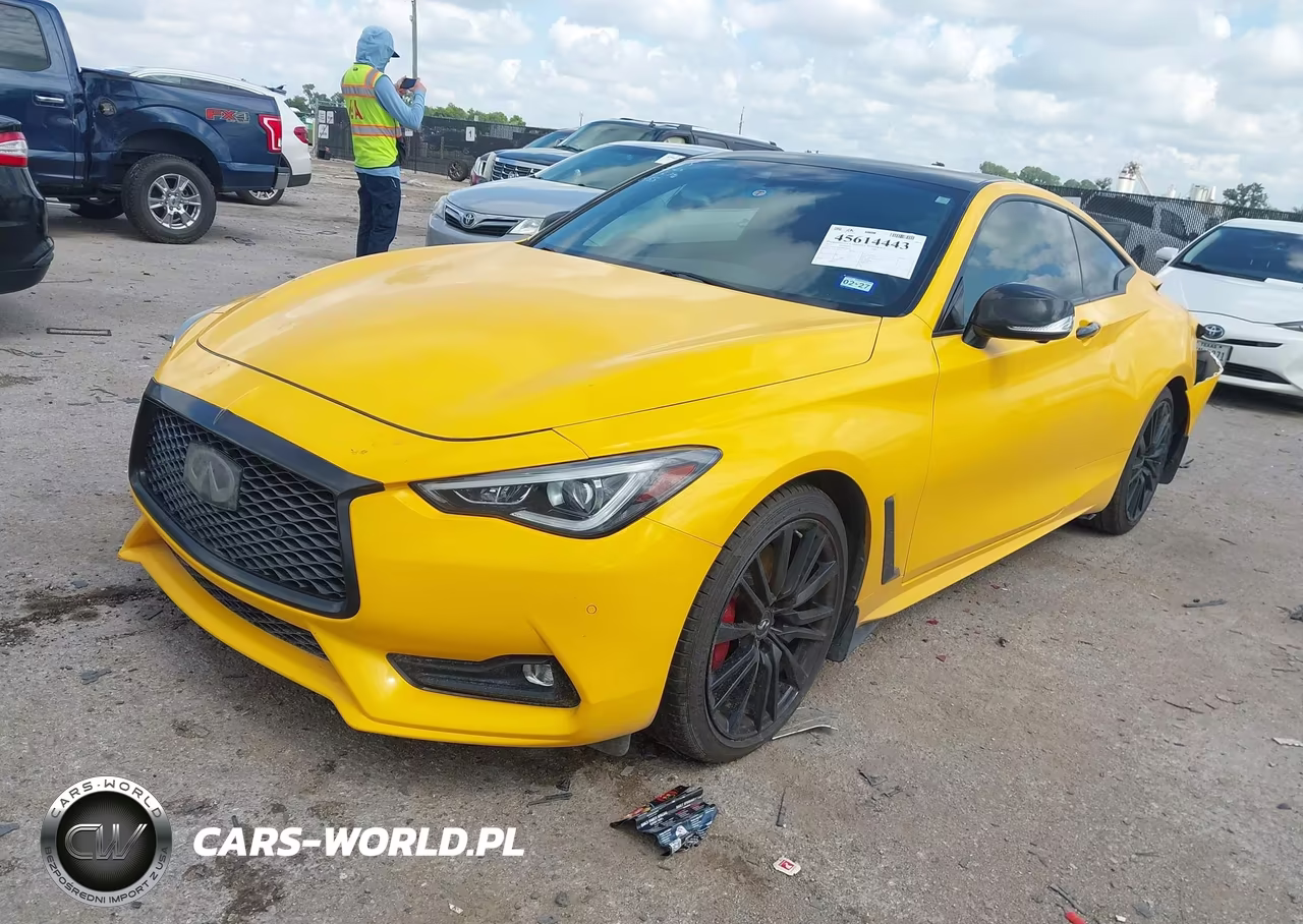2017 Infiniti Q60 3.0T Red Sport 400 VIN:JN1FV7EL5HM701955 - 2