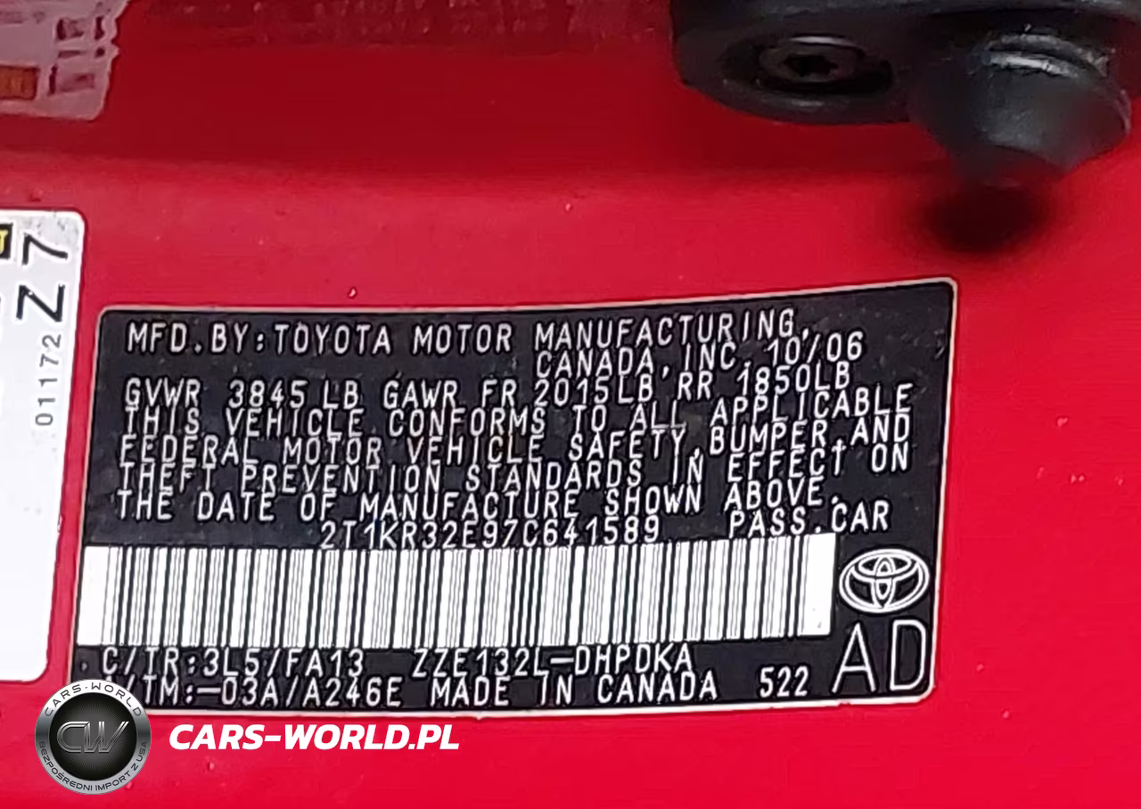 2007 Toyota Matrix VIN:2T1KR32E97C641589 - 9
