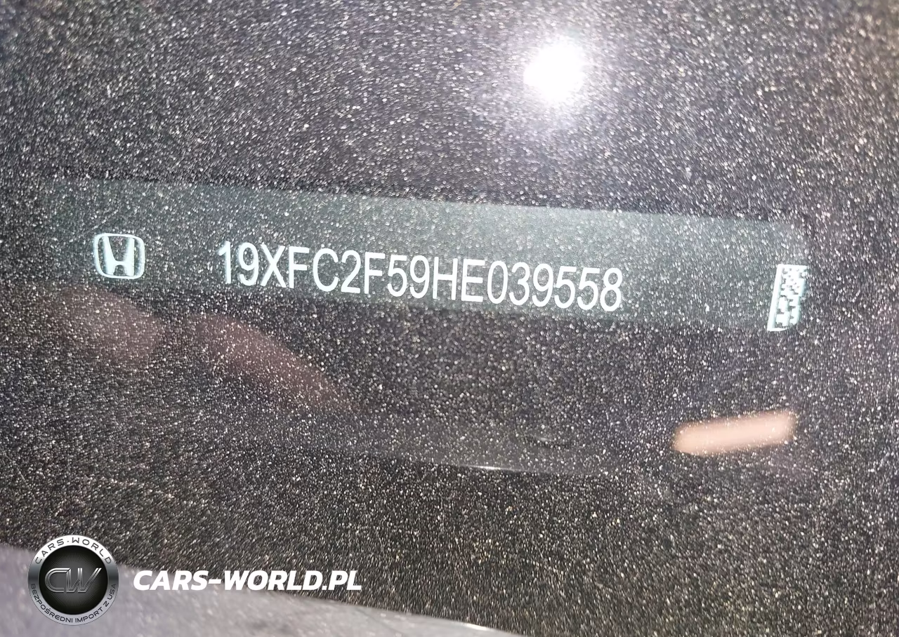 2017 Honda Civic Lx VIN:19XFC2F59HE039558 - 9
