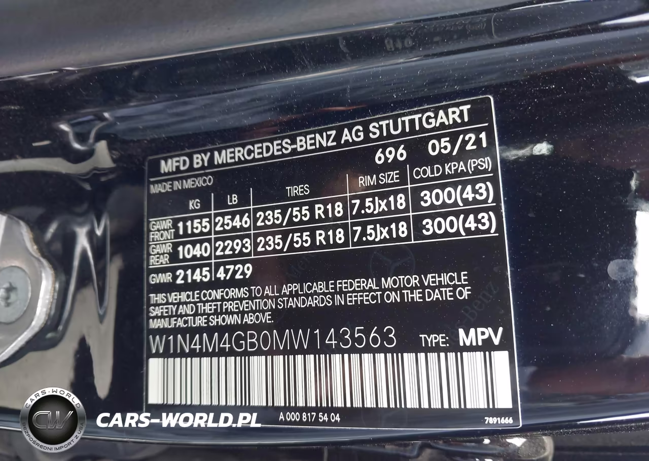 2021 Mercedes-Benz Glb 250 VIN:W1N4M4GB0MW143563 - 9