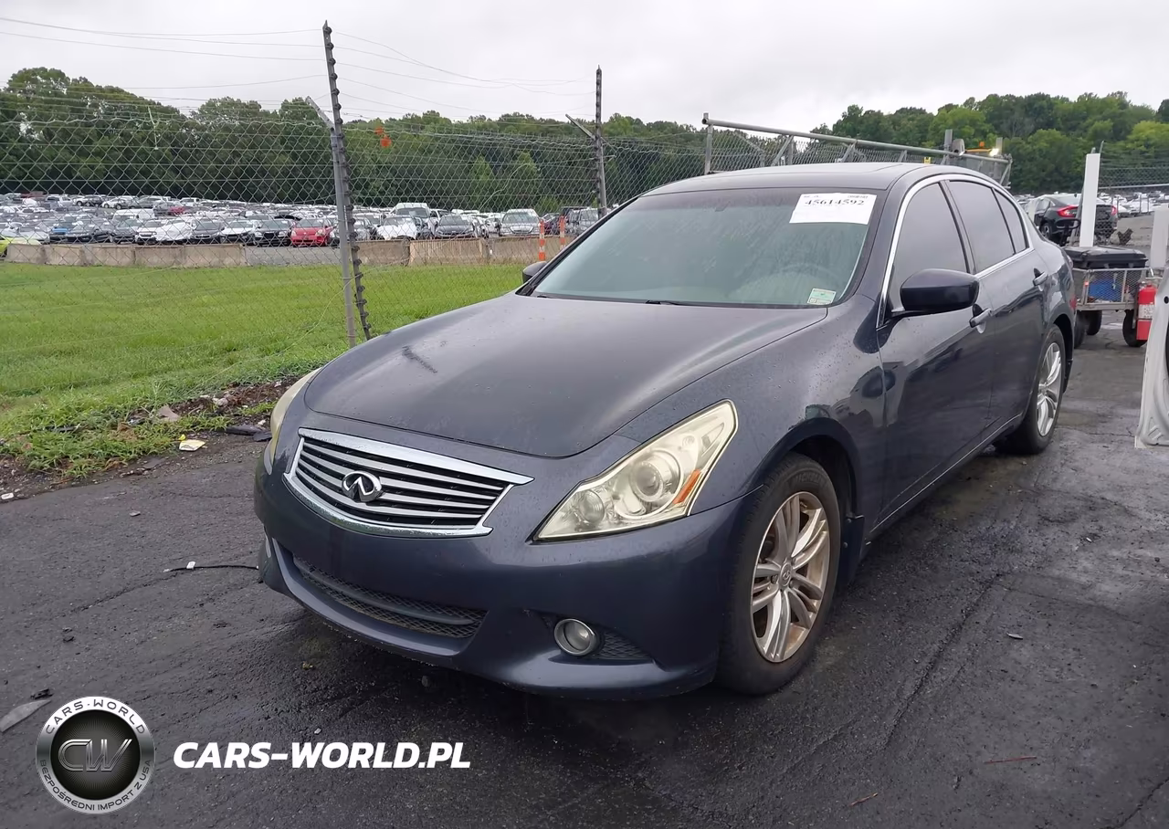 2011 Infiniti G25 Journey VIN:JN1DV6AP9BM830511 - 2