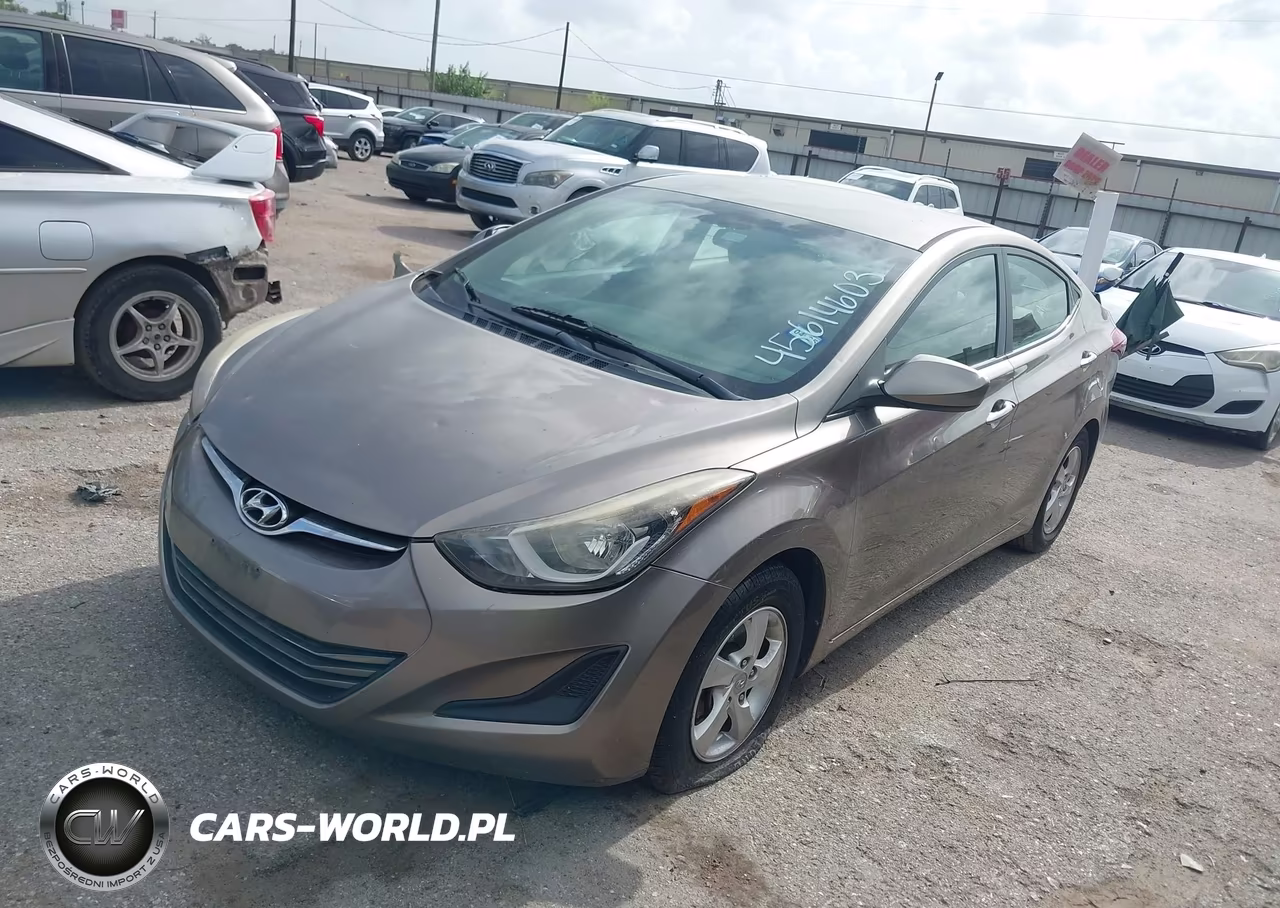 2014 Hyundai Elantra Se VIN:5NPDH4AE2EH536745 - 2