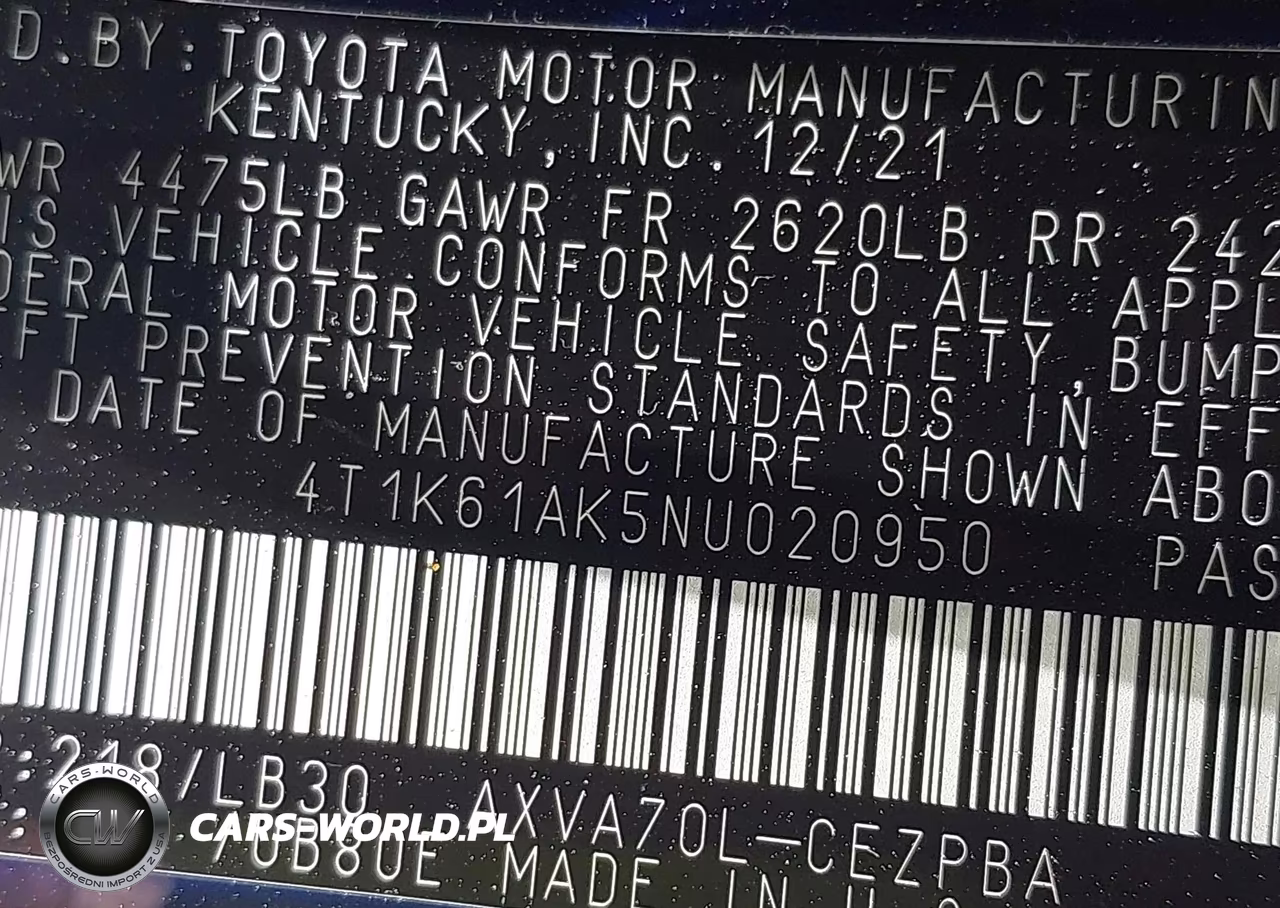 2022 Toyota Camry Xse VIN:4T1K61AK5NU020950 - 9