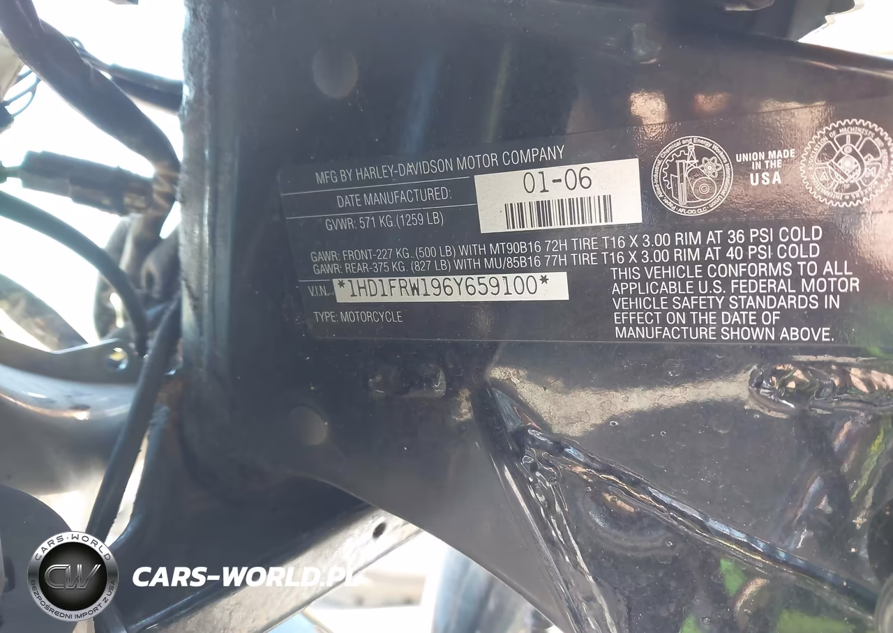2006 Harley-Davidson Flhrci VIN:1HD1FRW196Y659100 - 10