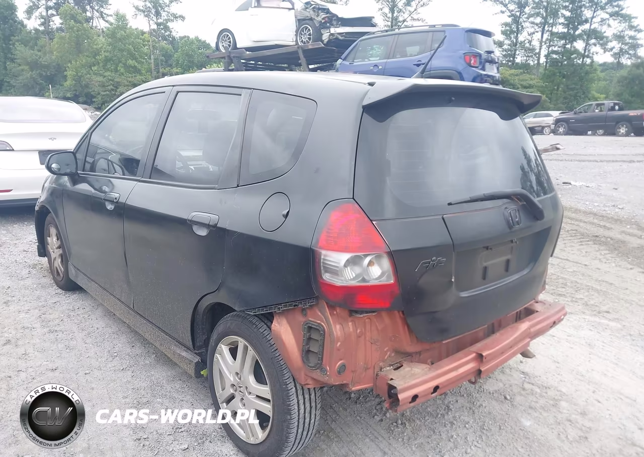 2007 Honda Fit Sport VIN:JHMGD38687S022421 - 3