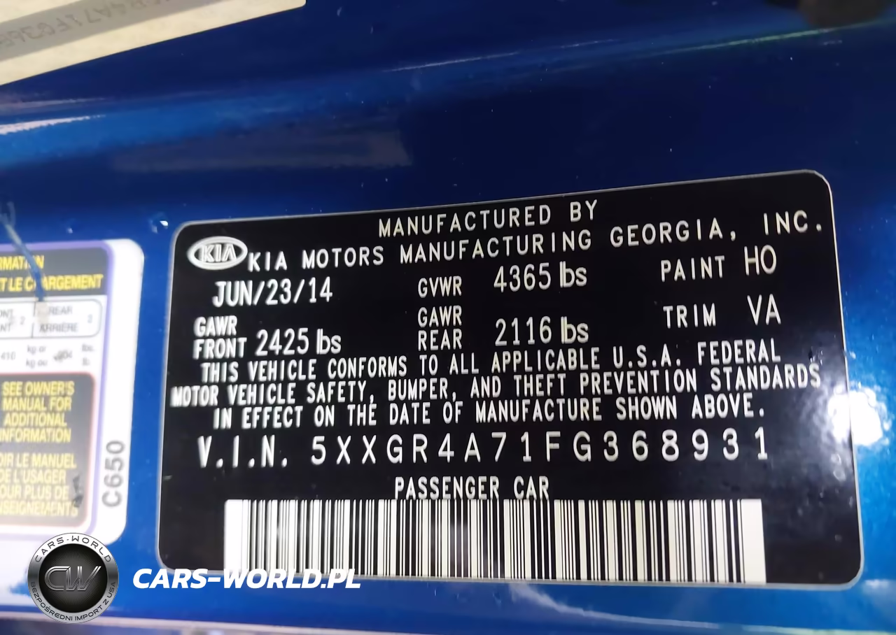2015 Kia Optima Sx VIN:5XXGR4A71FG368931 - 9