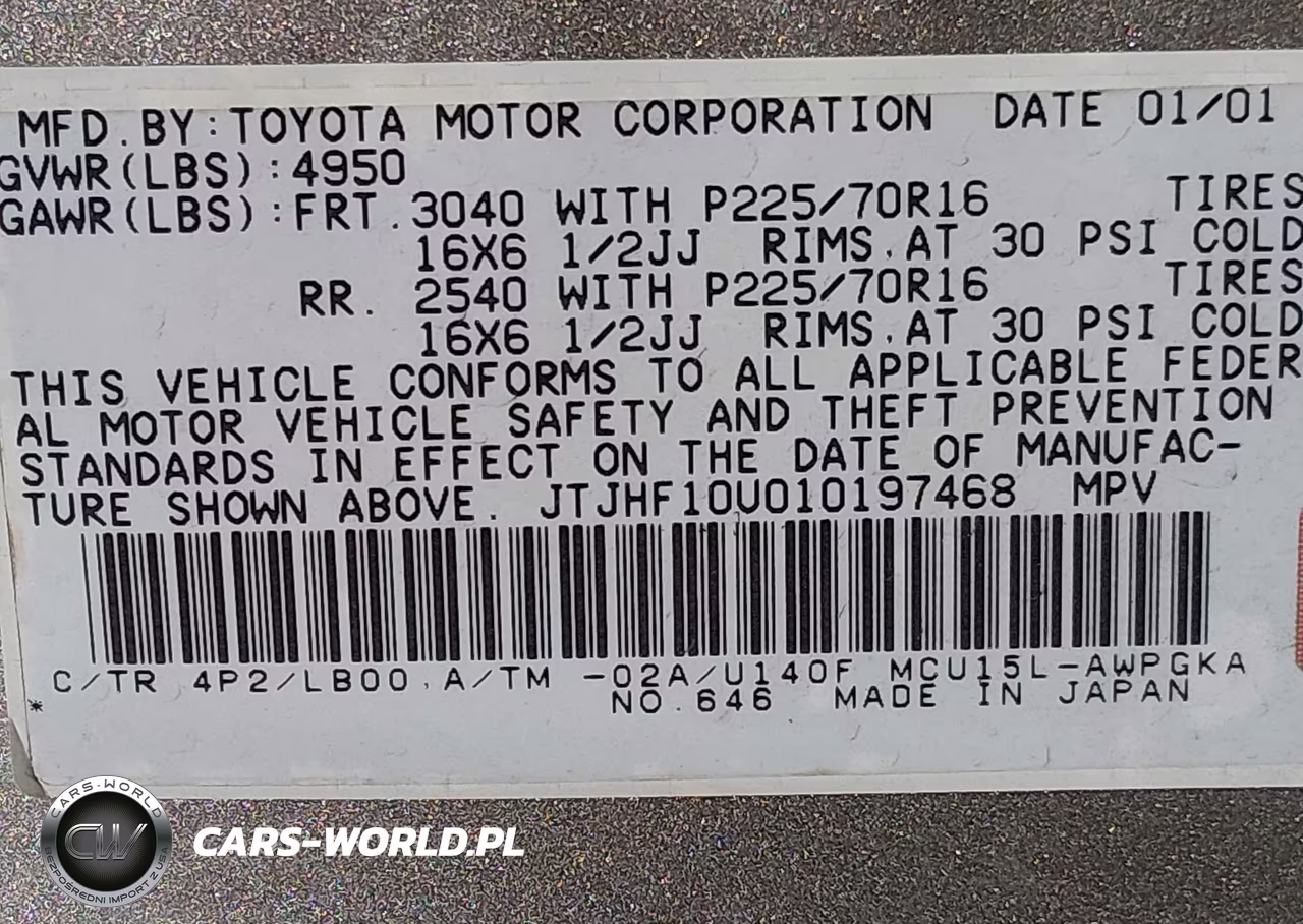 2001 Lexus Rx 300 VIN:JTJHF10U010197468 - 9