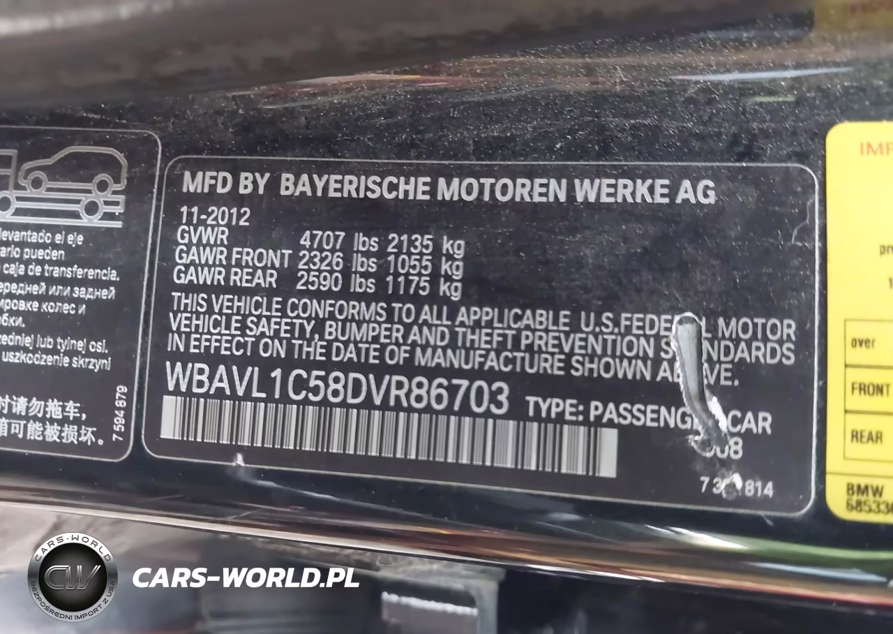 2013 BMW X1 xDrive28I VIN:WBAVL1C58DVR86703 - 9