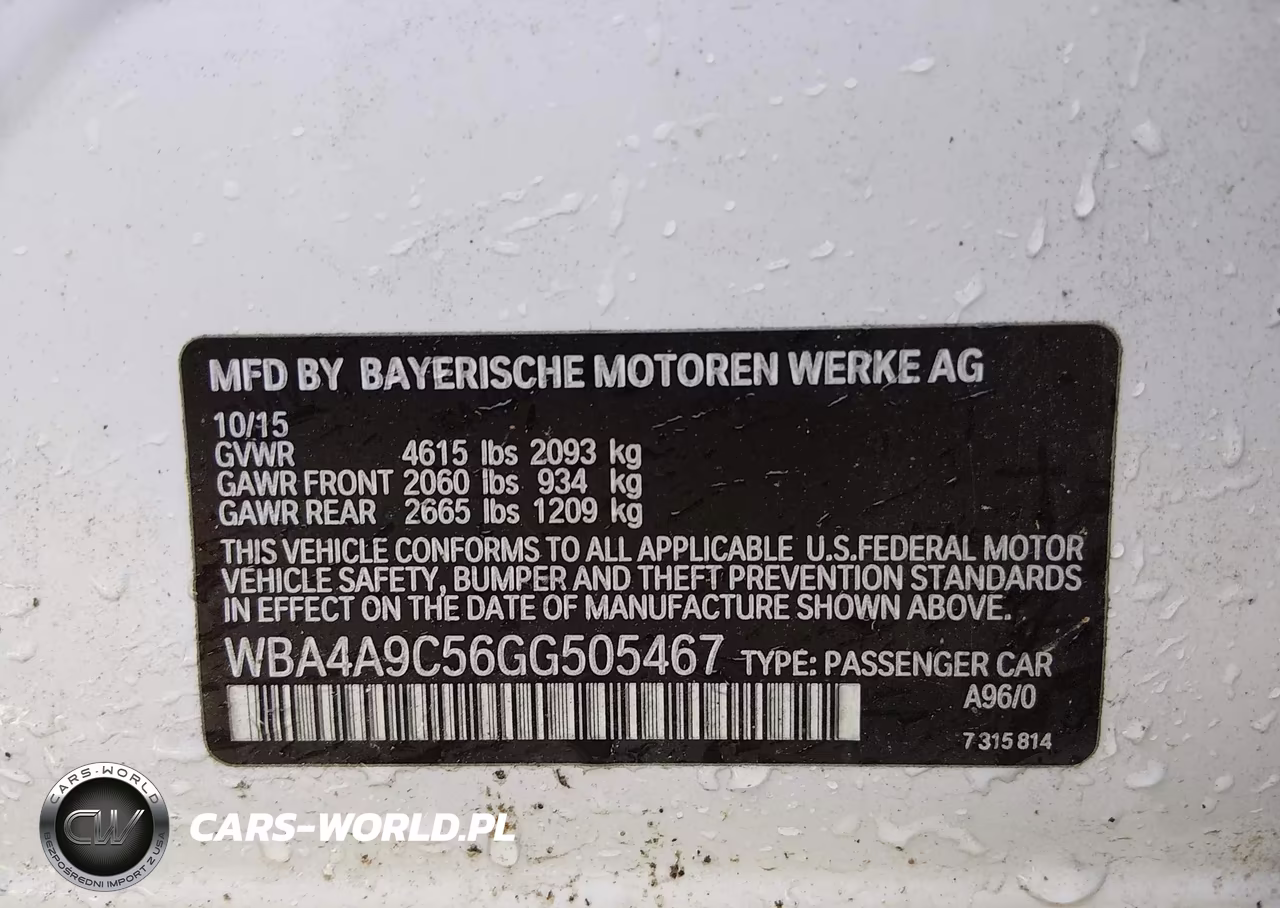 2016 BMW 428I Gran Coupe VIN:WBA4A9C56GG505467 - 9