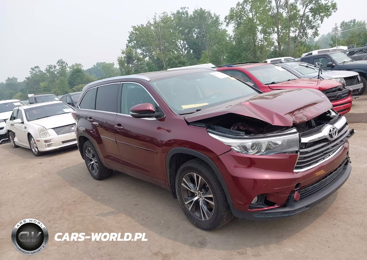 2016 Toyota Highlander Xle V6 – zdjęcie 1 z 16