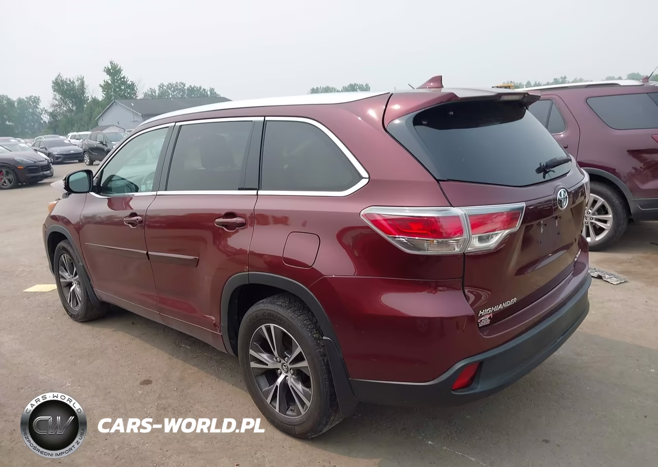 2016 Toyota Highlander Xle V6 VIN:5TDJKRFH3GS308822 - 3