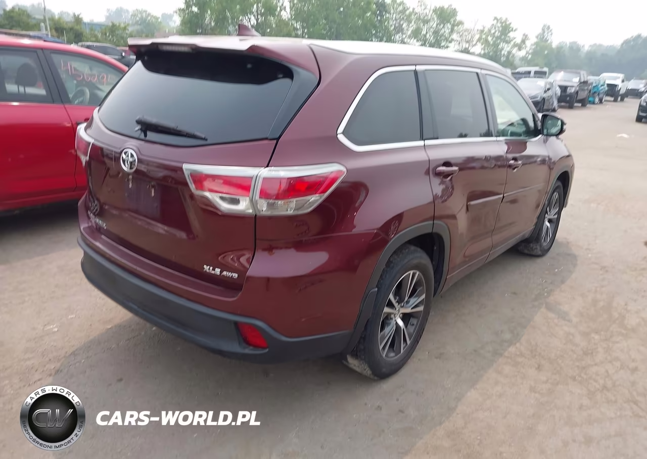2016 Toyota Highlander Xle V6 VIN:5TDJKRFH3GS308822 - 4