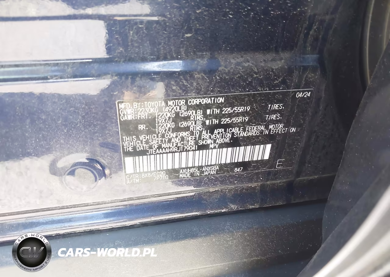 2024 Toyota Venza Xle VIN:JTEAAAAH9RJ179041 - 9