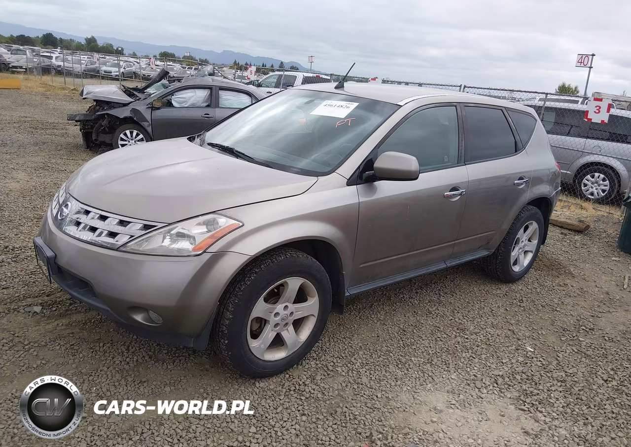 2004 Nissan Murano Sl VIN:JN8AZ08W94W338894 - 2