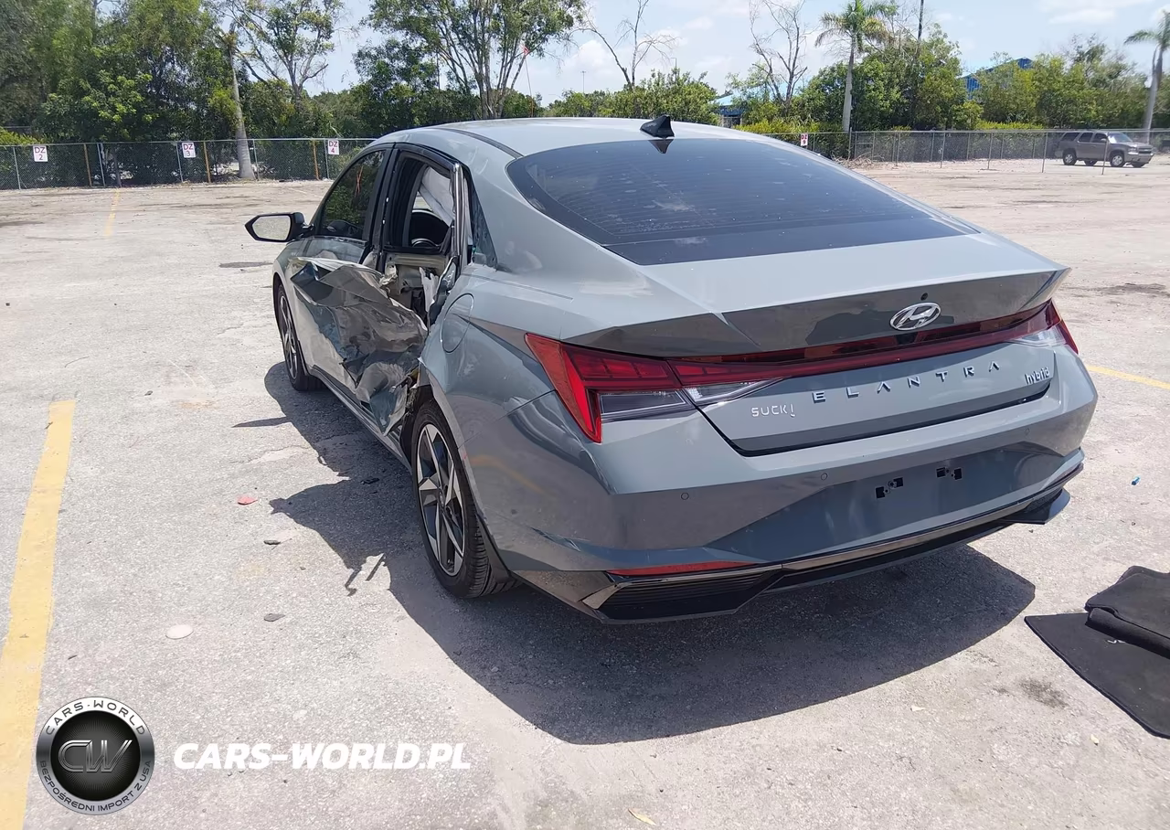 2023 Hyundai Elantra Hybrid Limited VIN:KMHLN4AJ9PU037687 - 3
