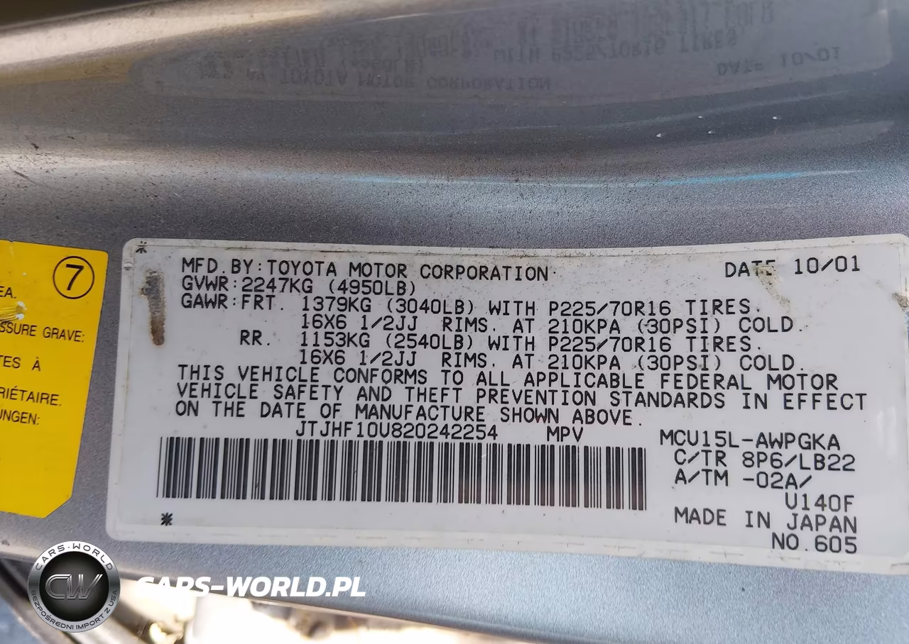 2002 Lexus Rx 300 VIN:JTJHF10U820242254 - 9