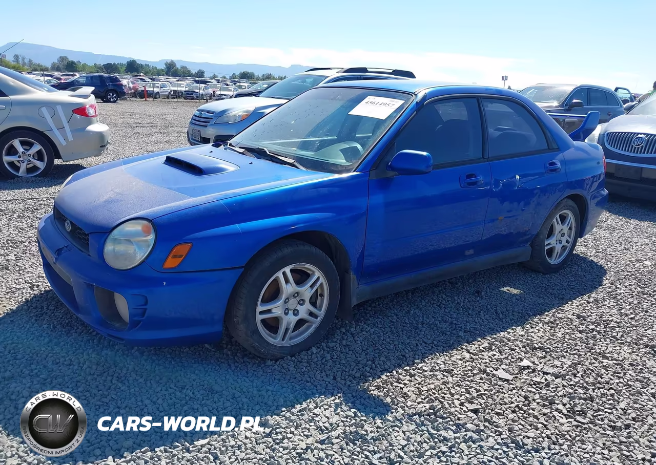 2002 Subaru Impreza Wrx VIN:JF1GD29652G526887 - 2