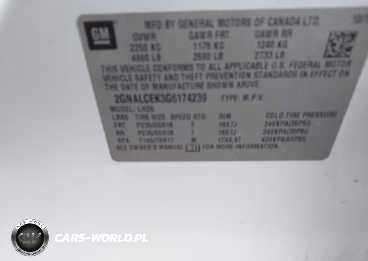2016 Chevrolet Equinox Lt VIN:2GNALCEK3G6174239 - 9
