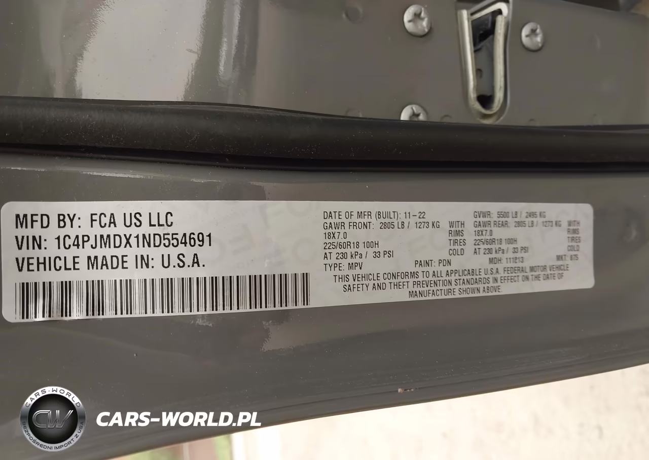 2022 Jeep Cherokee Limited 4X4 VIN:1C4PJMDX1ND554691 - 9