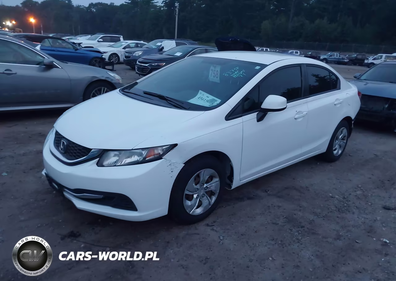 2013 Honda Civic Lx VIN:2HGFB2F51DH596290 - 2