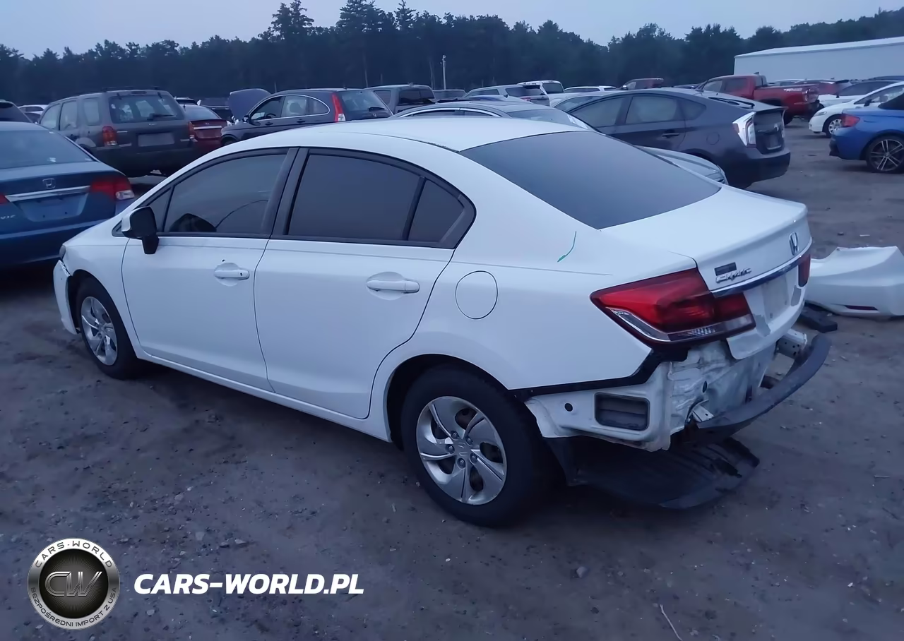 2013 Honda Civic Lx VIN:2HGFB2F51DH596290 - 3