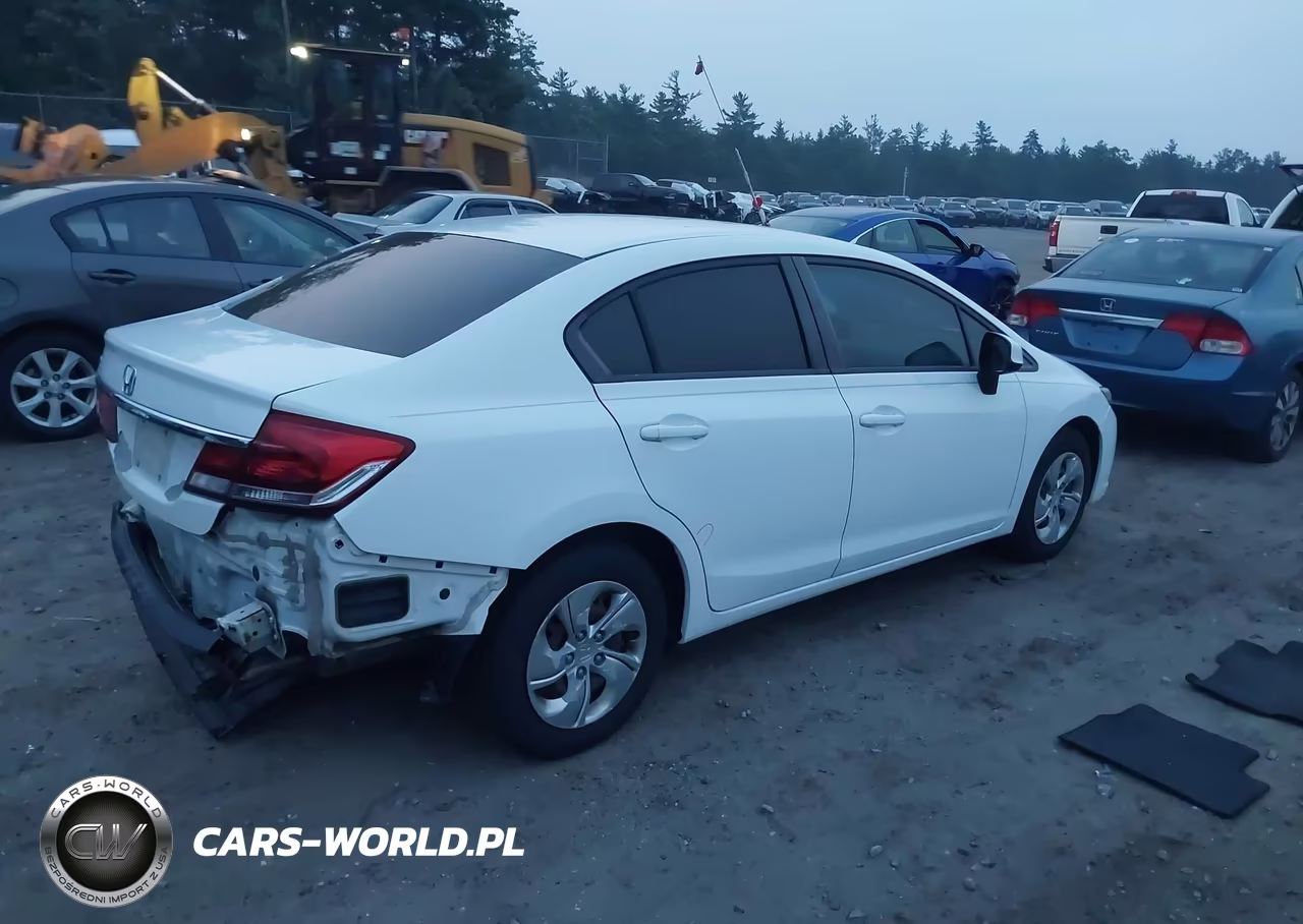 2013 Honda Civic Lx VIN:2HGFB2F51DH596290 - 4