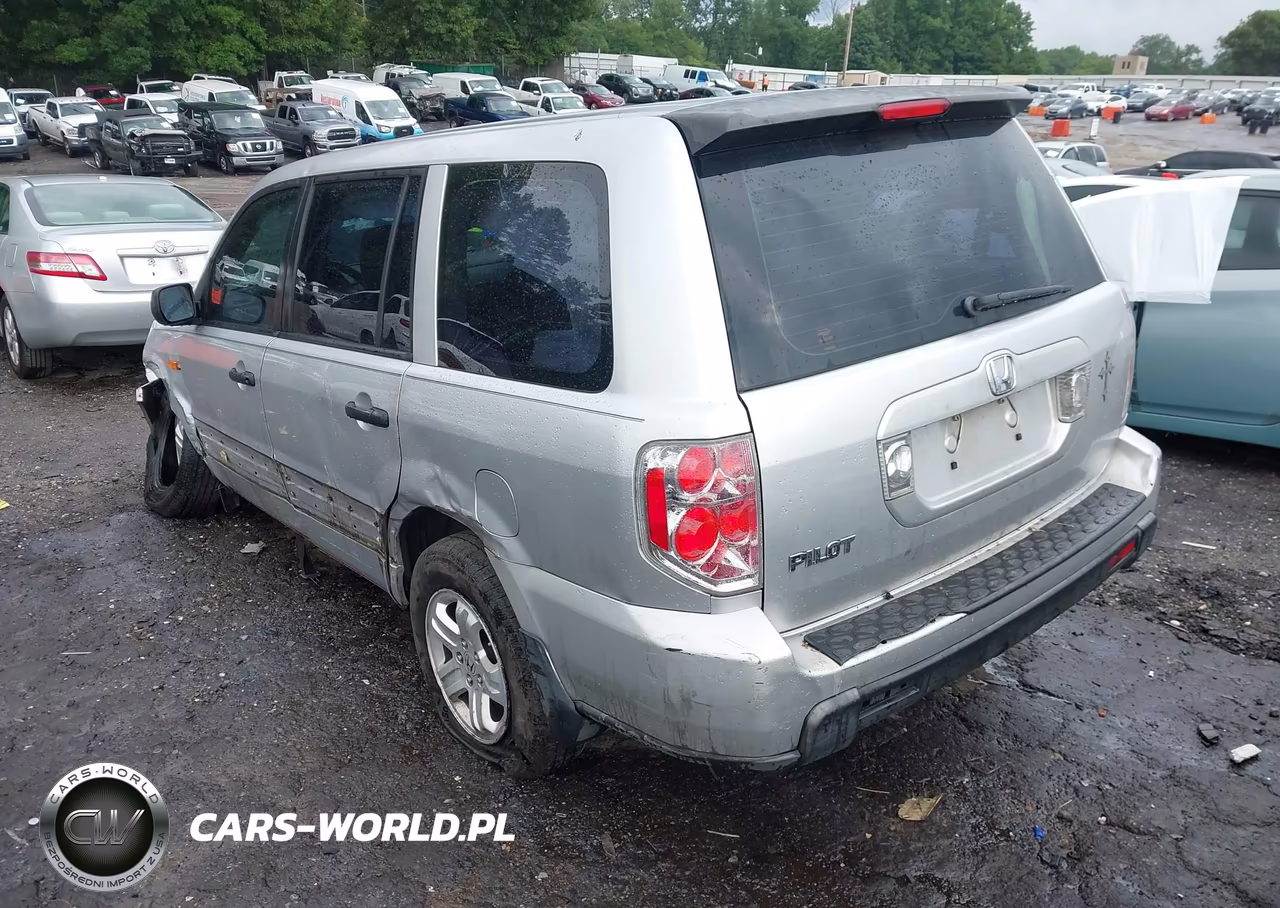 2007 Honda Pilot Lx VIN:5FNYF28107B038396 - 3