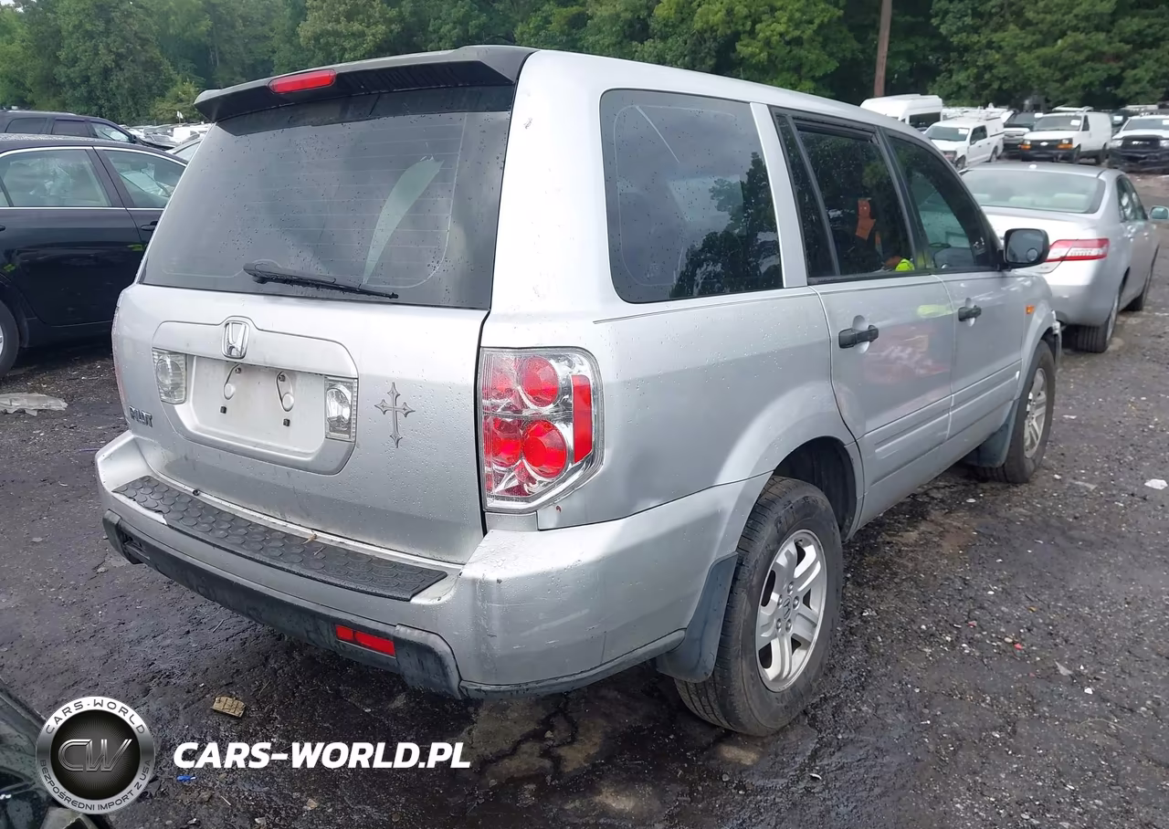 2007 Honda Pilot Lx VIN:5FNYF28107B038396 - 4
