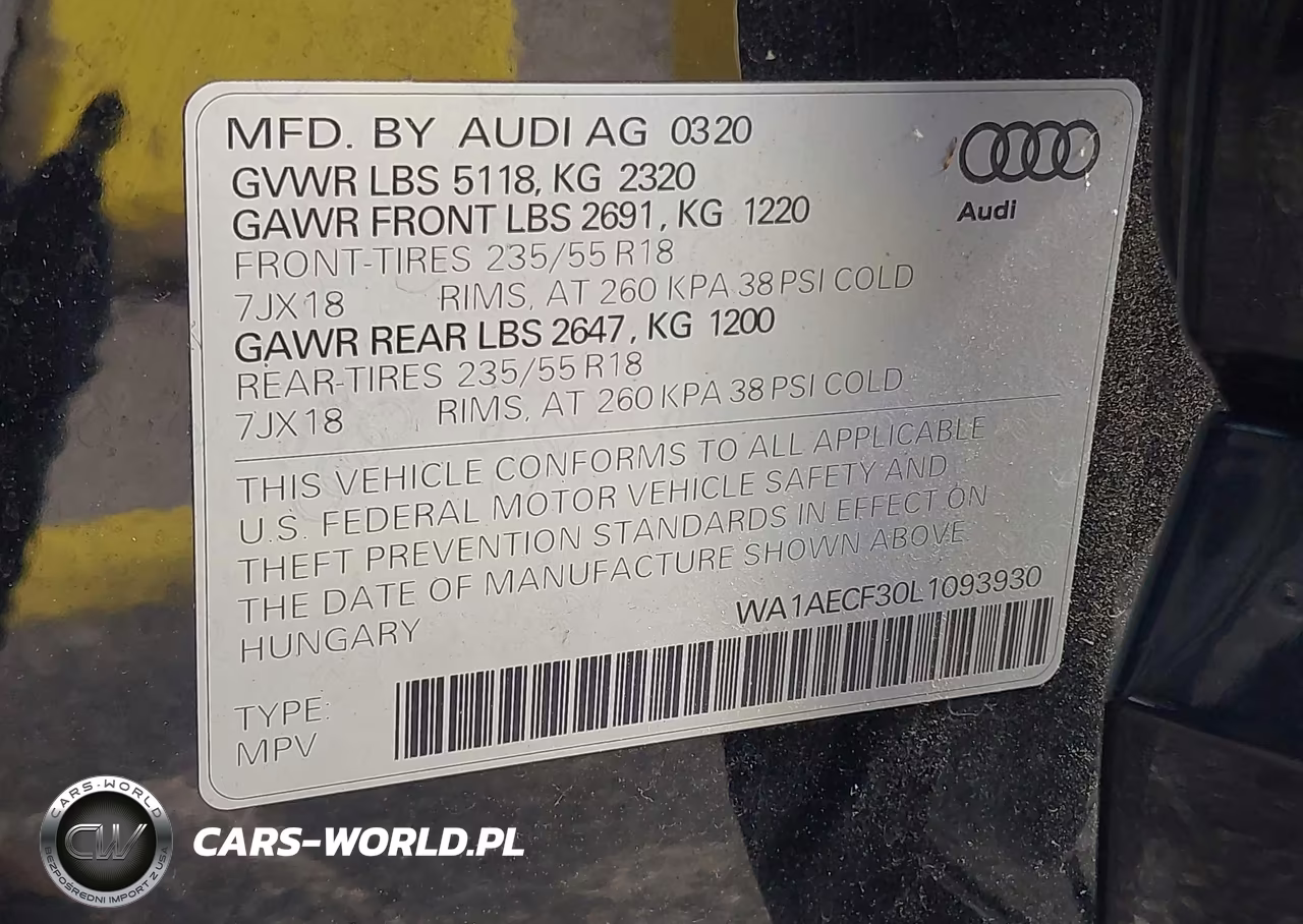 2020 Audi Q3 Premium VIN:WA1AECF30L1093930 - 9