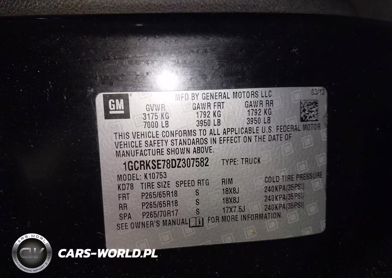 2013 Chevrolet Silverado 1500 Lt VIN:1GCRKSE78DZ307582 - 9