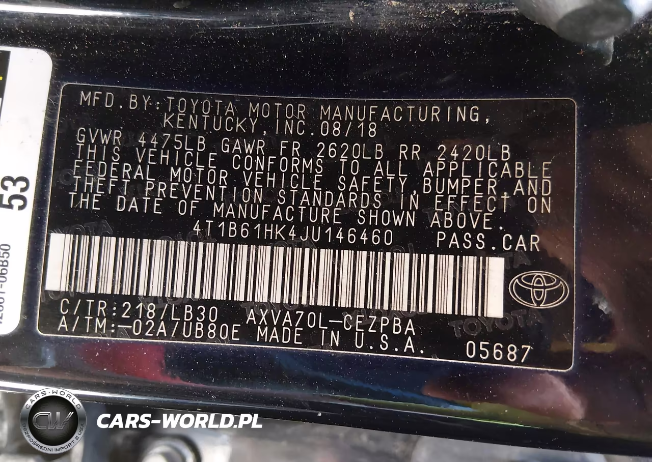 2018 Toyota Camry Xse VIN:4T1B61HK4JU146460 - 9