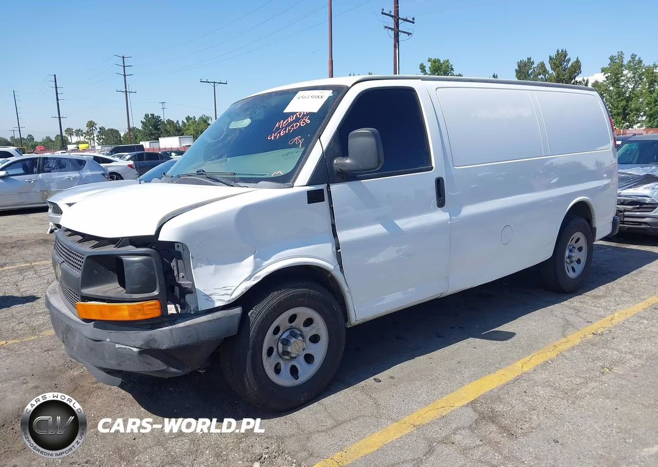 2013 Chevrolet Express 1500 Work Van VIN:1GCSGAFX1D1158135 - 2