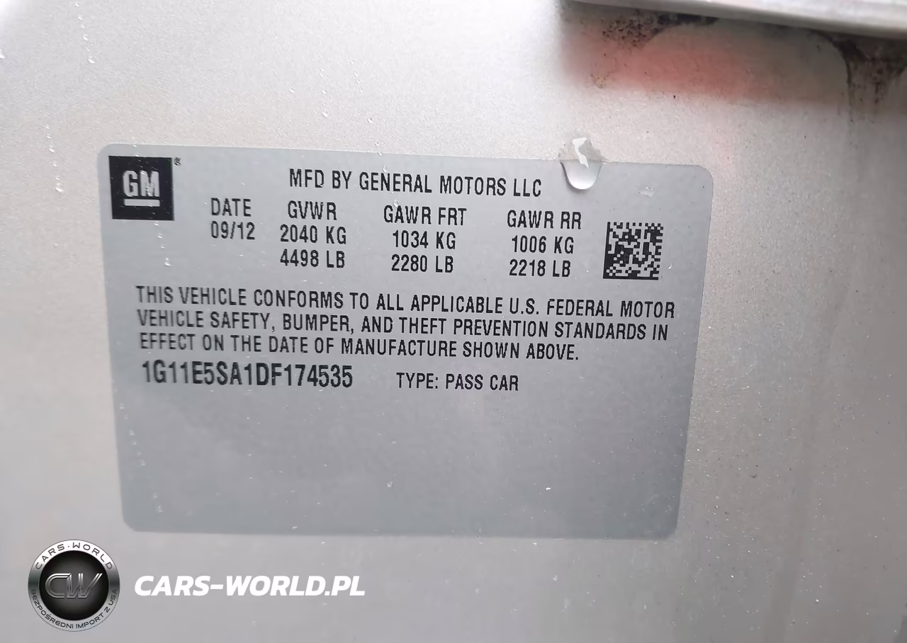 2013 Chevrolet Malibu 2Lt VIN:1G11E5SA1DF174535 - 9