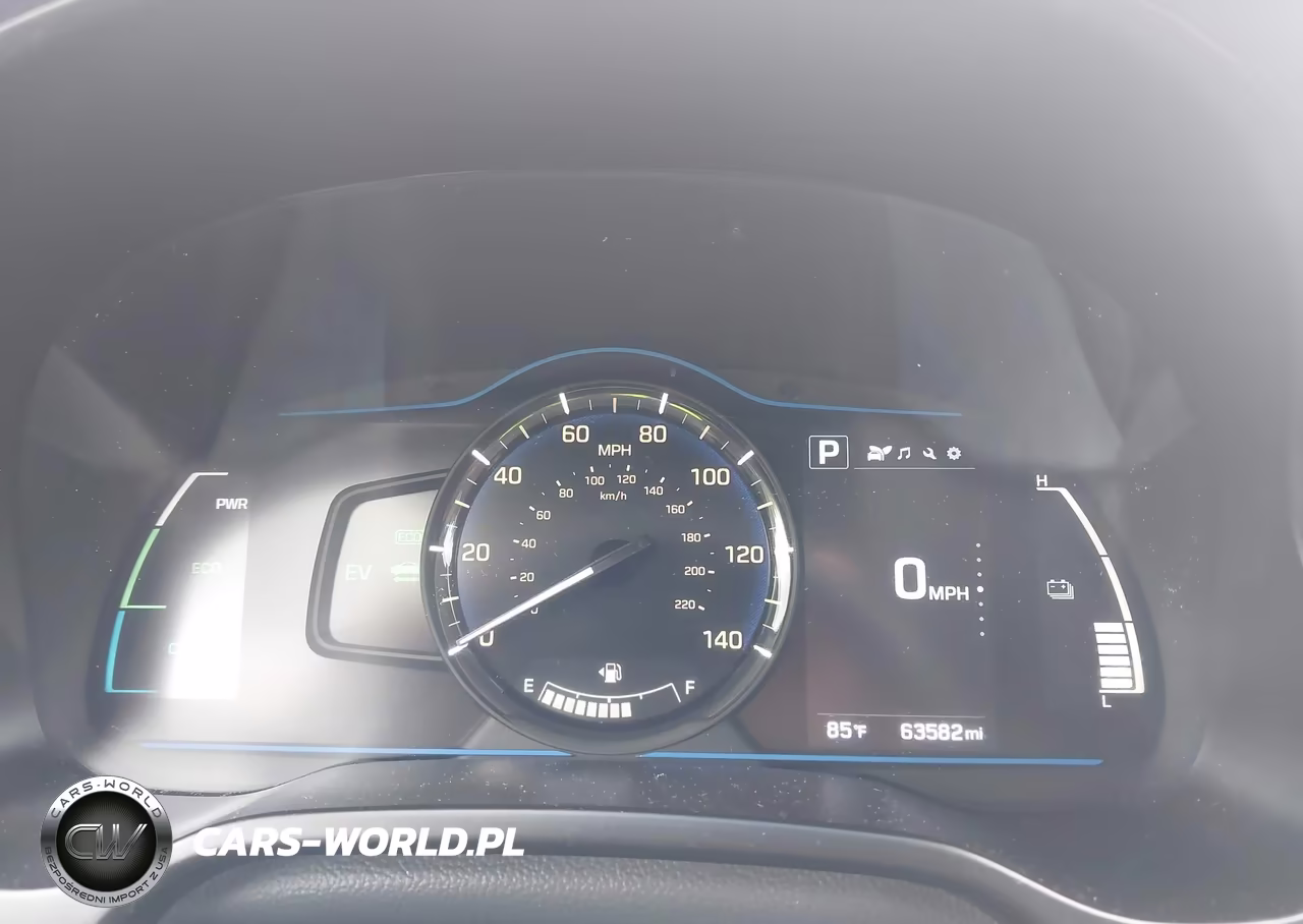 2018 Hyundai Ioniq Hybrid Blue VIN:KMHC65LC3JU100937 - 7