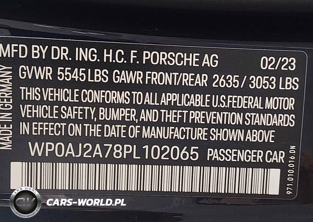 2023 Porsche Panamera 4-4 Platinum Edition-Platinum Edition VIN:WP0AJ2A78PL102065 - 9