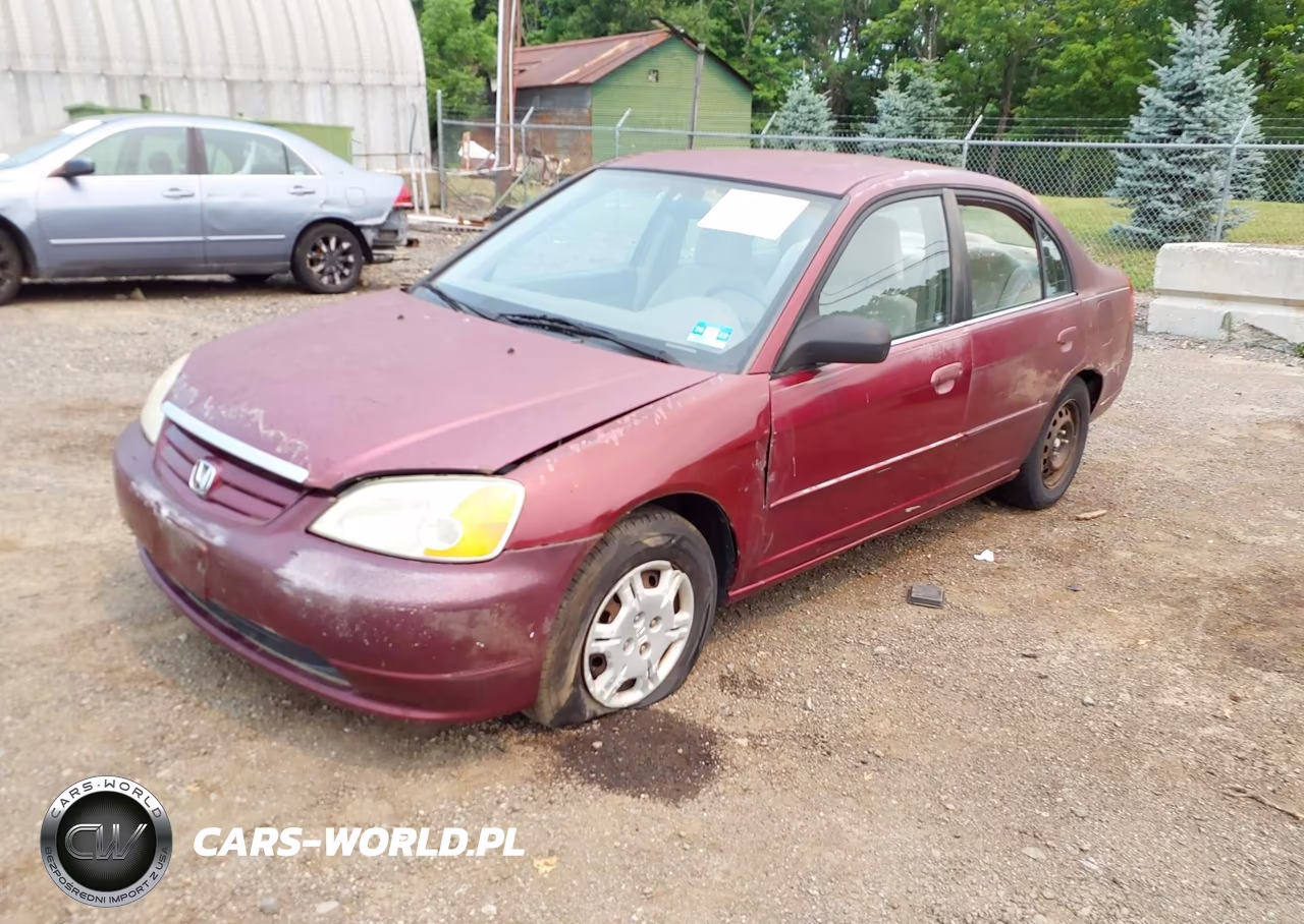 2002 Honda Civic Lx VIN:2HGES16552H526035 - 2