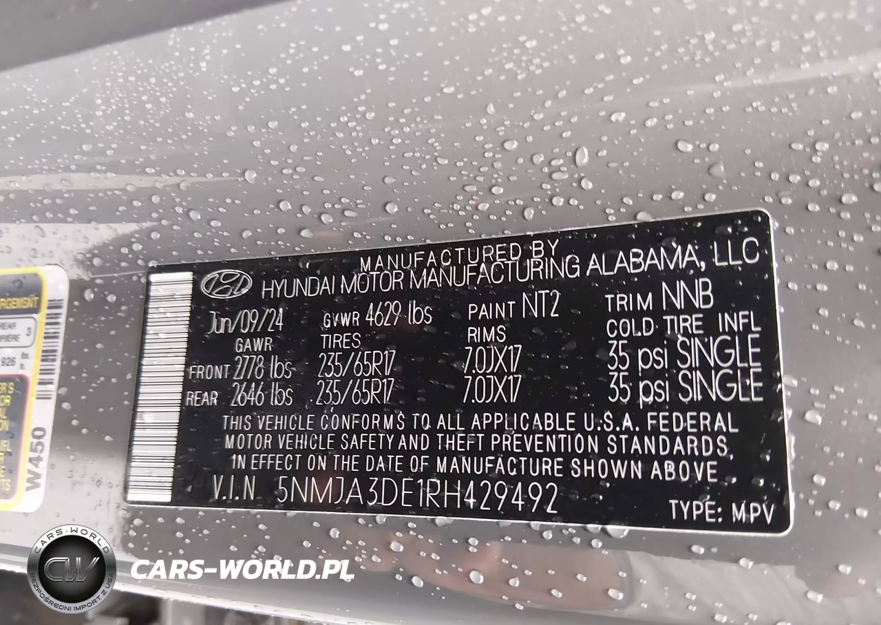 2024 Hyundai Tucson Se VIN:5NMJA3DE1RH429492 - 9