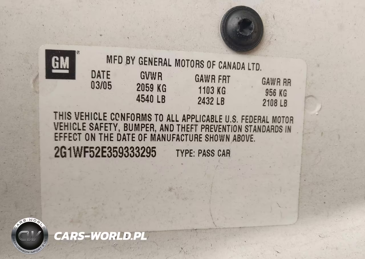 2005 Chevrolet Impala VIN:2G1WF52E359333295 - 9