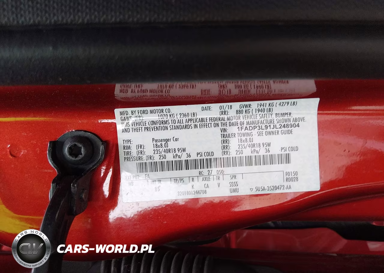 2018 Ford Focus St VIN:1FADP3L91JL248904 - 9