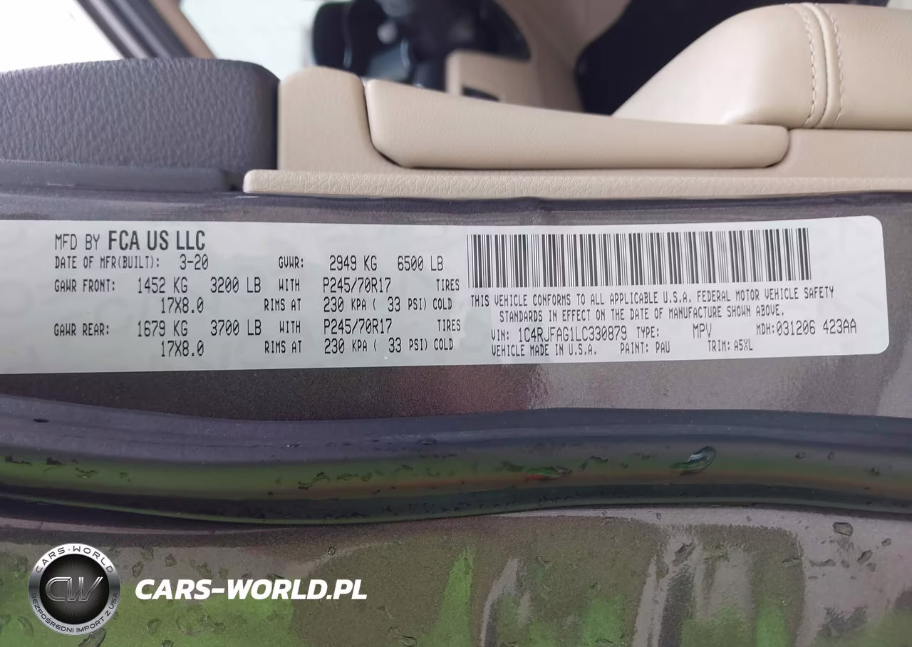 2020 Jeep Grand Cherokee Laredo E 4X4 VIN:1C4RJFAG1LC330879 - 9