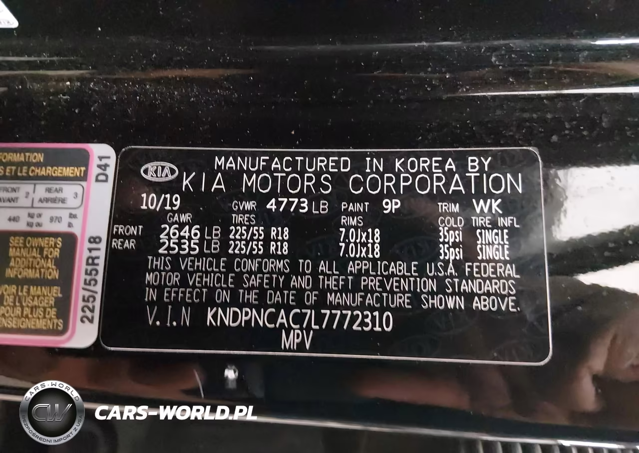 2020 Kia Sportage Ex VIN:KNDPNCAC7L7772310 - 9