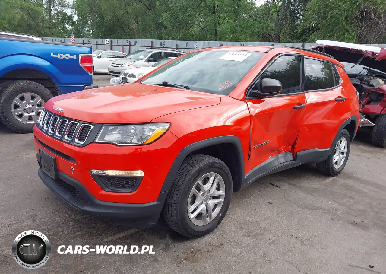 2018 Jeep Compass Sport 4X4 VIN:3C4NJDAB6JT126846 - 2
