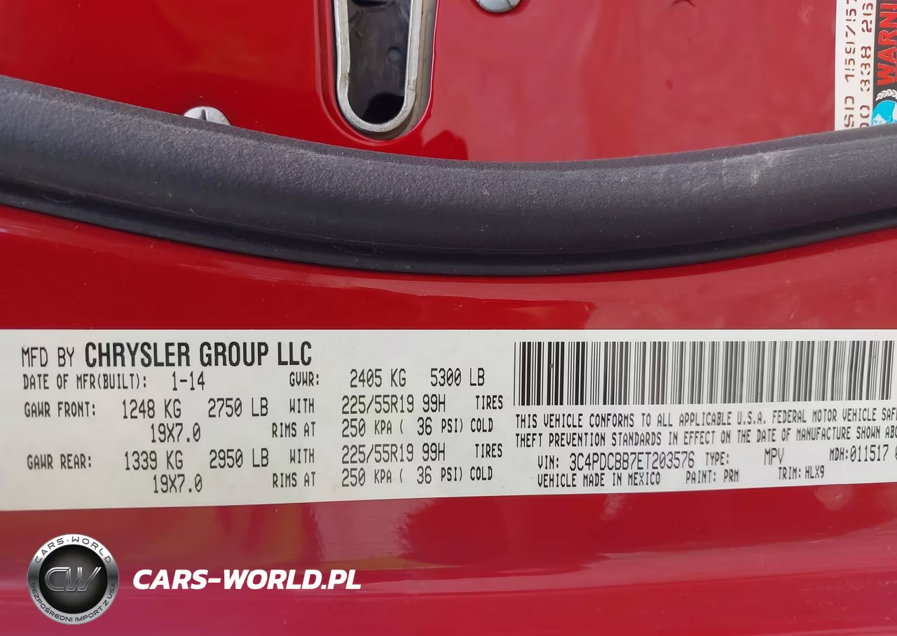 2014 Dodge Journey Sxt VIN:3C4PDCBB7ET203576 - 9