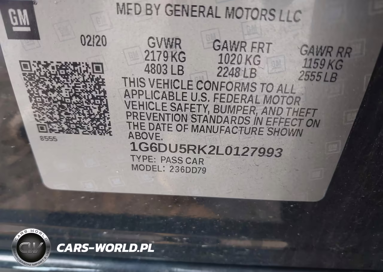 2020 Cadillac Ct5 Sport VIN:1G6DU5RK2L0127993 - 9